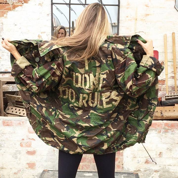 Green Camo Jacket - Choose Your Wording - Image 4