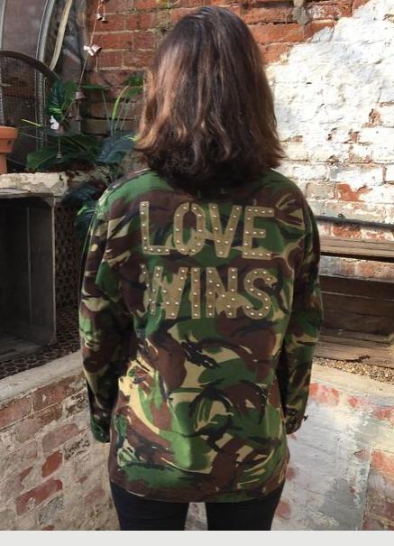 Green Camo Jacket - Choose Our Wording - Image 10