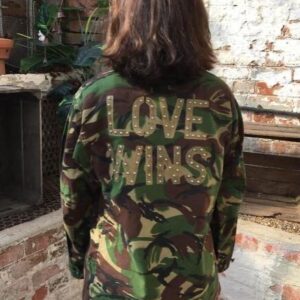 Green Camo Jacket - Love Wins