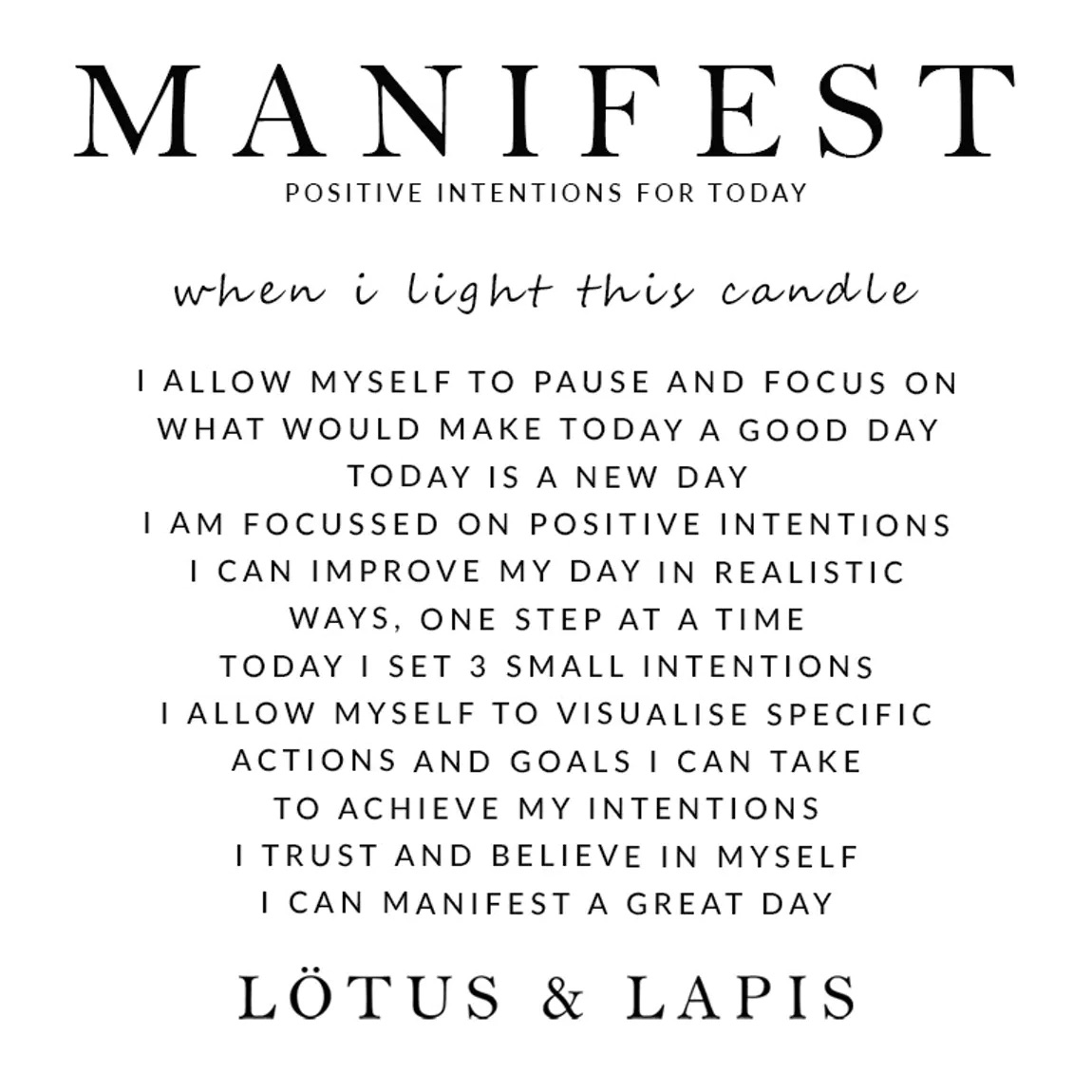 Manifest Aromatherapy Candle - Lotus & Lapis - Image 6