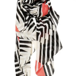 Kenya Chevron Scarf Red