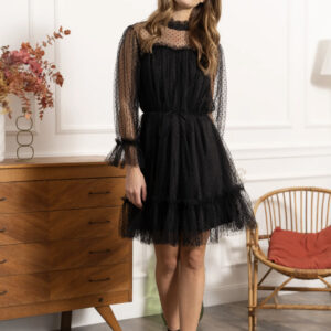 Iris leopard tulle Dress