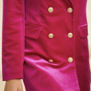 Velvet blazer jacket