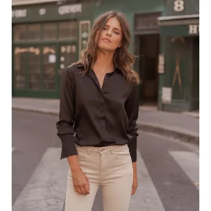 Lea satin shirt